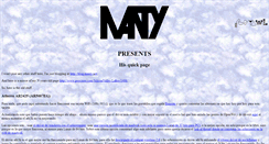 Desktop Screenshot of manty.net