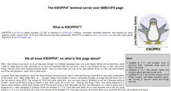 Desktop Screenshot of knoppix.manty.net